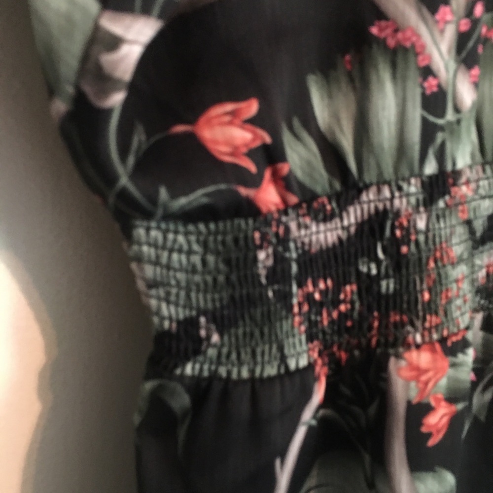 Johanna Ortiz x H&M palm greens flounce dress size Large - Picture 13 of 16